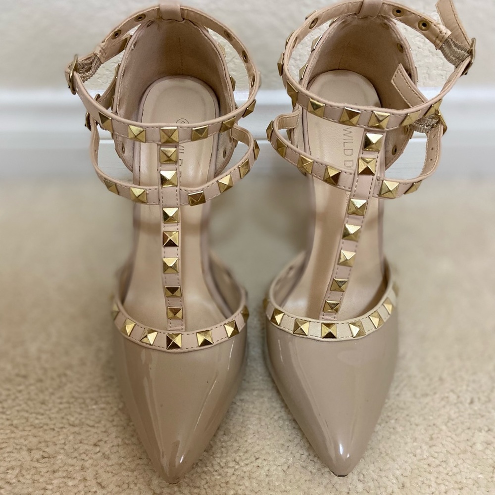 Studded heels